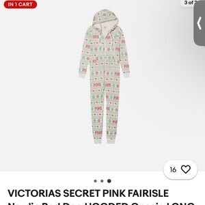 Victoria's Secret Pink Fairisle Onesie